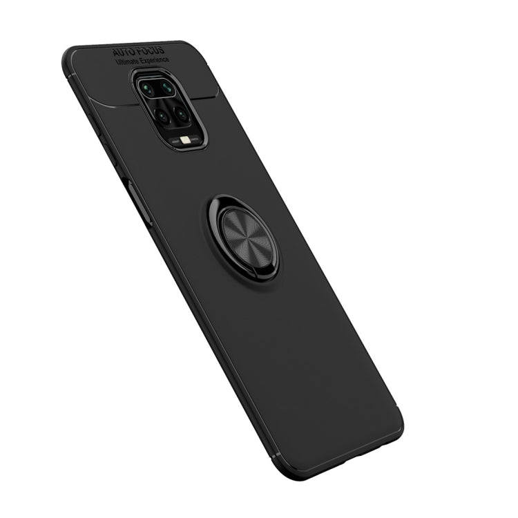 For Xiaomi Redmi Note 9 Pro Max Metal Ring Holder 360 Degree Rotating TPU Case