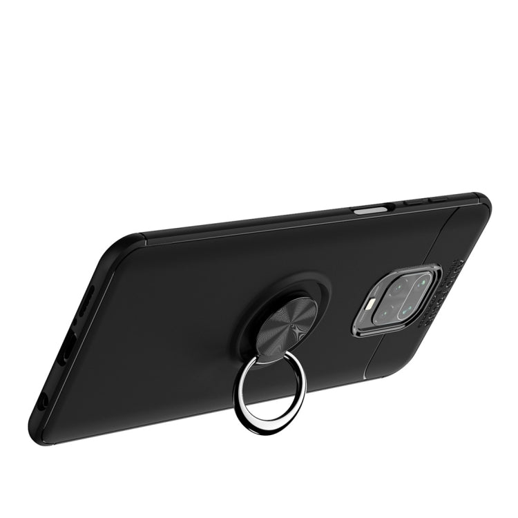 For Xiaomi Redmi Note 9 Pro Max Metal Ring Holder 360 Degree Rotating TPU Case
