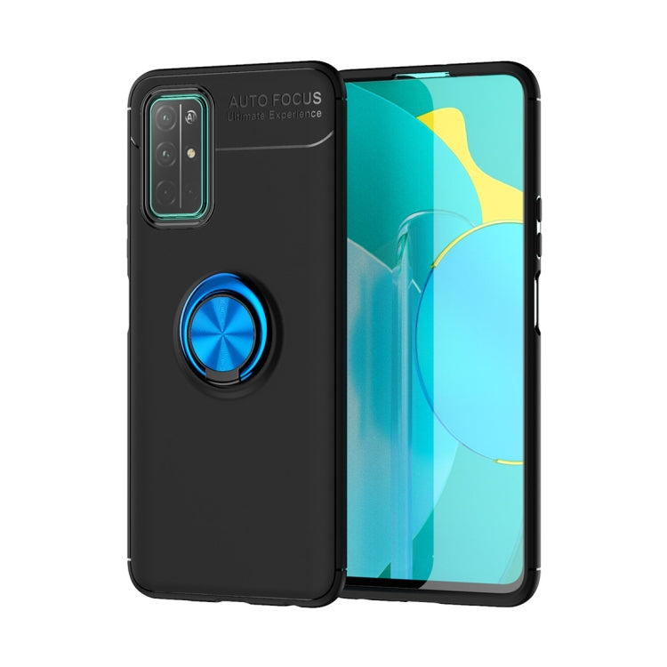 For Huawei Honor 30S Metal Ring Holder 360 Degree Rotating TPU Case