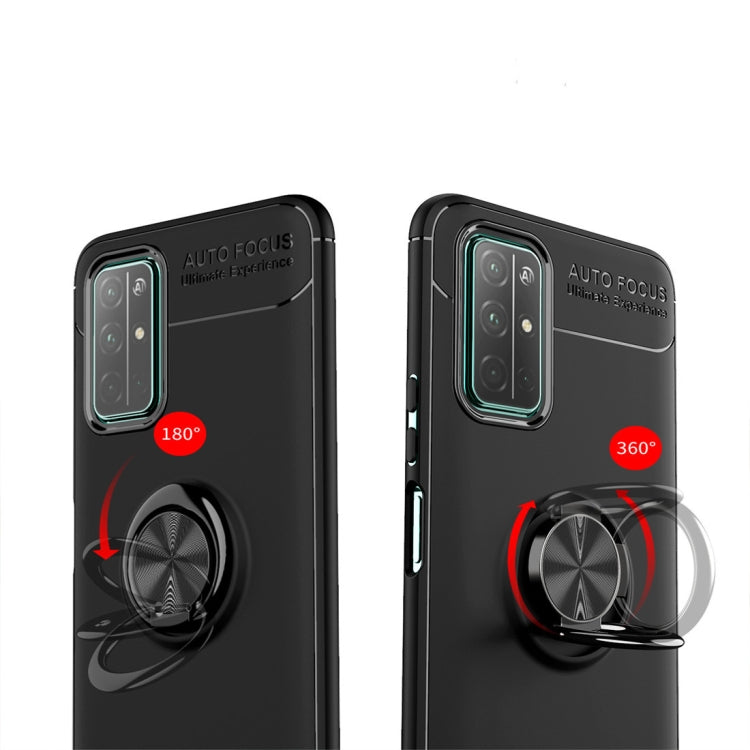 For Huawei Honor 30S Metal Ring Holder 360 Degree Rotating TPU Case