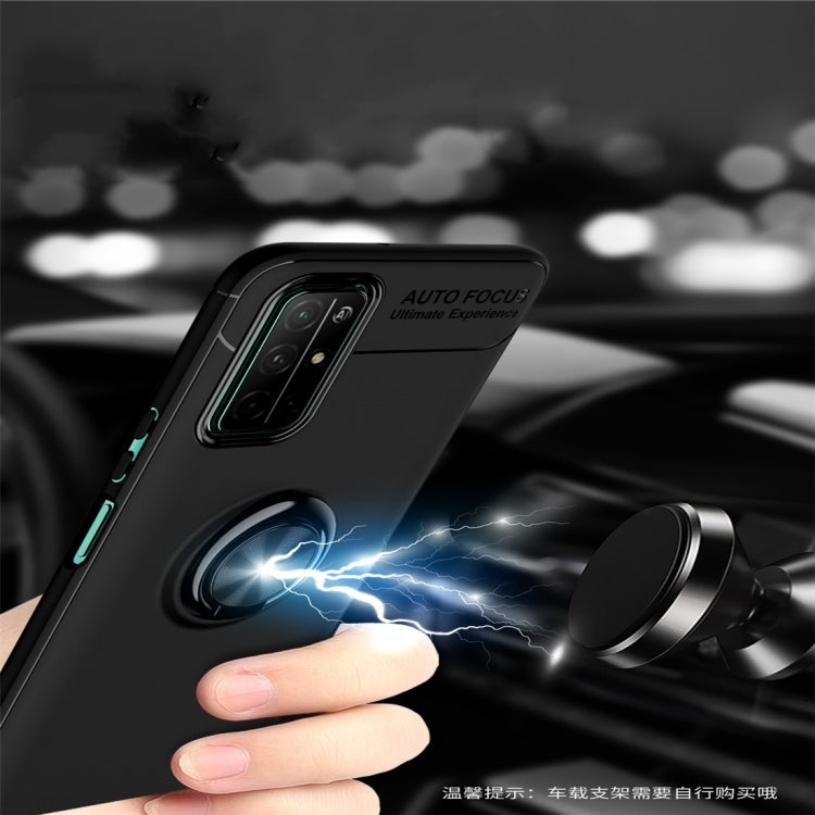 For Huawei Honor 30S Metal Ring Holder 360 Degree Rotating TPU Case