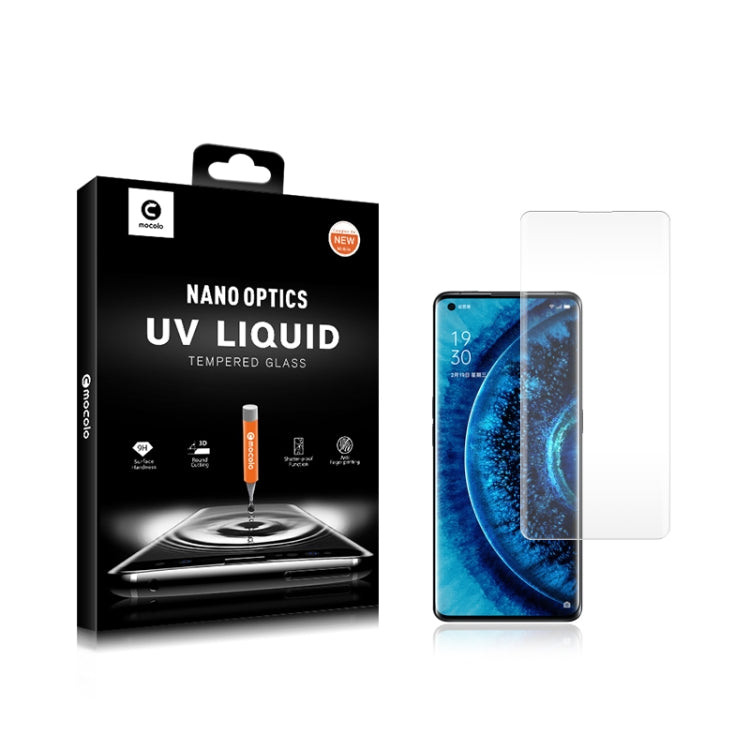 For OPPO Find X2/ X2 Pro mocolo 9H 3D Full Screen UV Screen Film