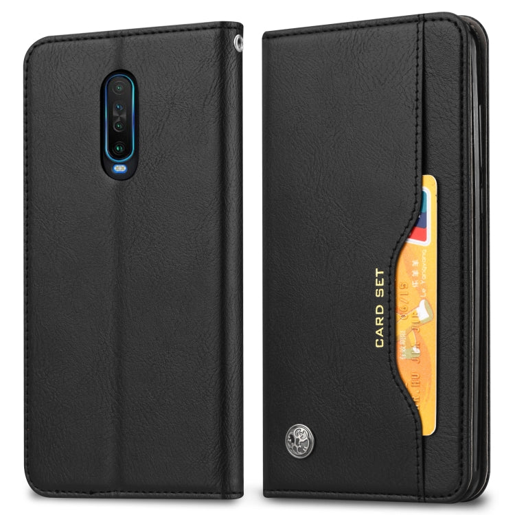 For Xiaomi Redmi K30 Knead Skin Texture Horizontal Flip Leather Case with Photo Frame & Holder & Card Slots & Wallet