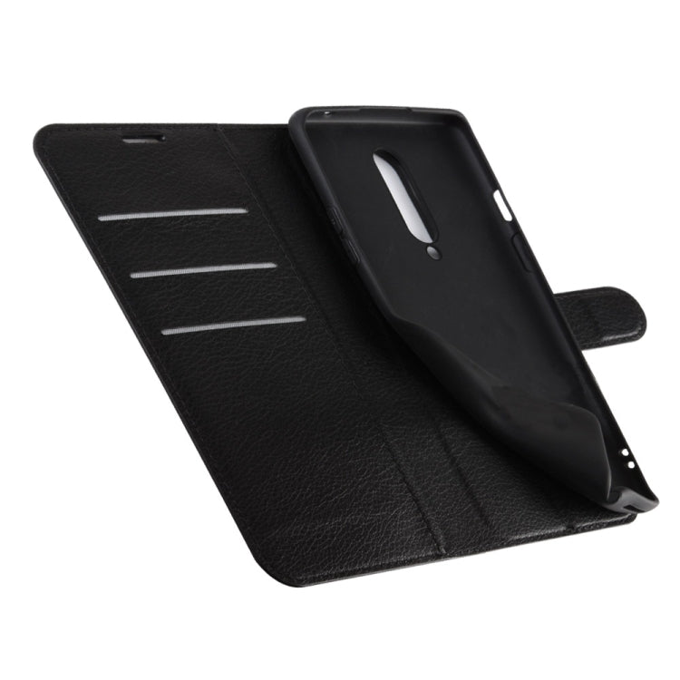 For OnePlus 8 Litchi Texture Horizontal Flip Protective Case with Holder & Card Slots & Wallet