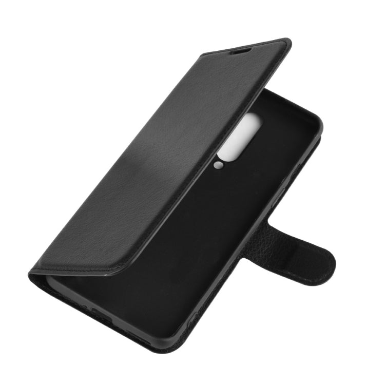 For OnePlus 8 Litchi Texture Horizontal Flip Protective Case with Holder & Card Slots & Wallet