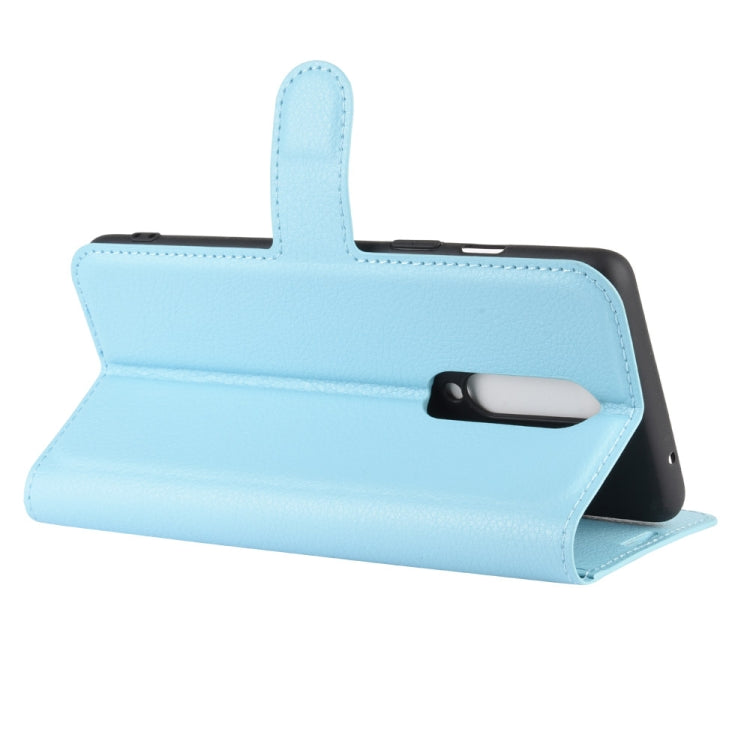 For OnePlus 8 Litchi Texture Horizontal Flip Protective Case with Holder & Card Slots & Wallet