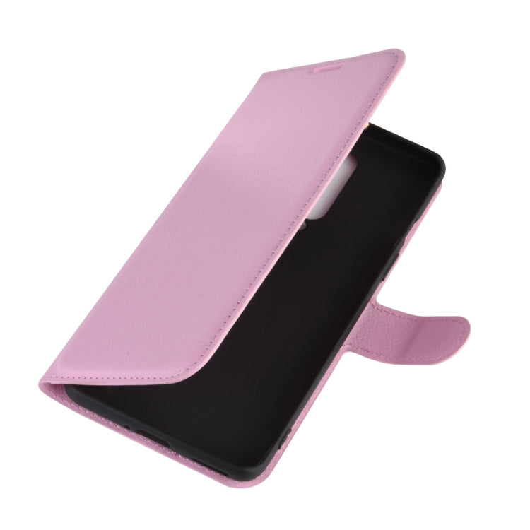 For OnePlus 8 Litchi Texture Horizontal Flip Protective Case with Holder & Card Slots & Wallet