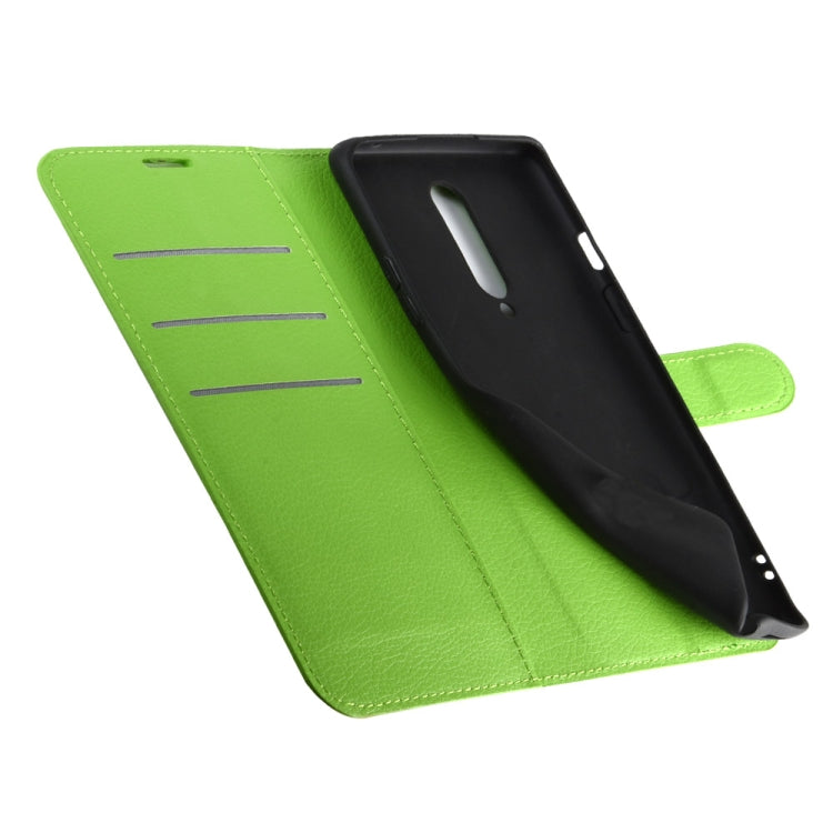 For OnePlus 8 Litchi Texture Horizontal Flip Protective Case with Holder & Card Slots & Wallet