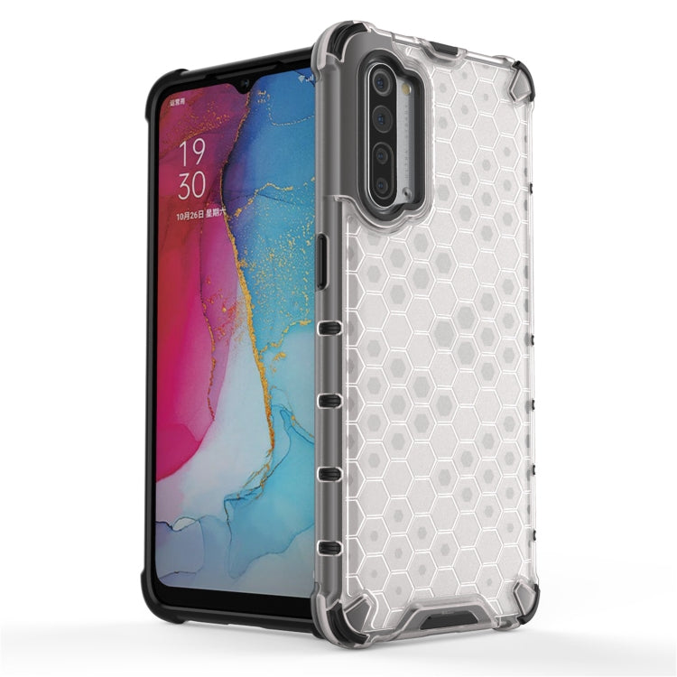 For OPPO Reno3 5G Shockproof Honeycomb PC + TPU Case