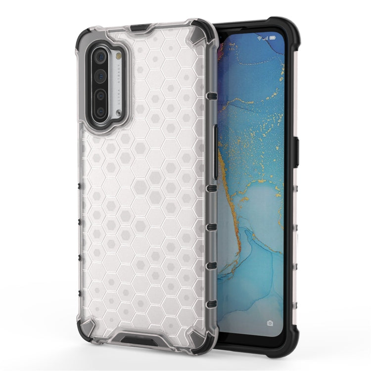For OPPO Reno3 5G Shockproof Honeycomb PC + TPU Case