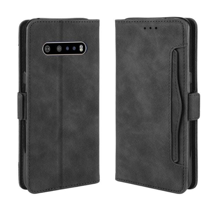 For LG V60 ThinQ 5G Wallet Style Skin Feel Calf Pattern Leather Case ï¼Œwith Separate Card Slot