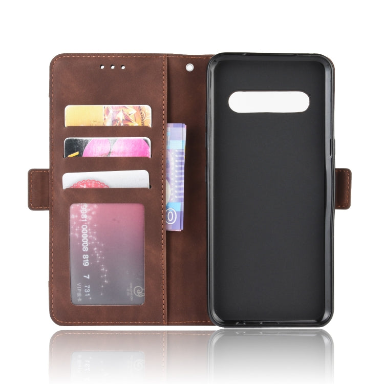 For LG V60 ThinQ 5G Wallet Style Skin Feel Calf Pattern Leather Case ï¼Œwith Separate Card Slot