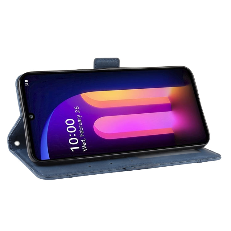 For LG V60 ThinQ 5G Wallet Style Skin Feel Calf Pattern Leather Case ï¼Œwith Separate Card Slot