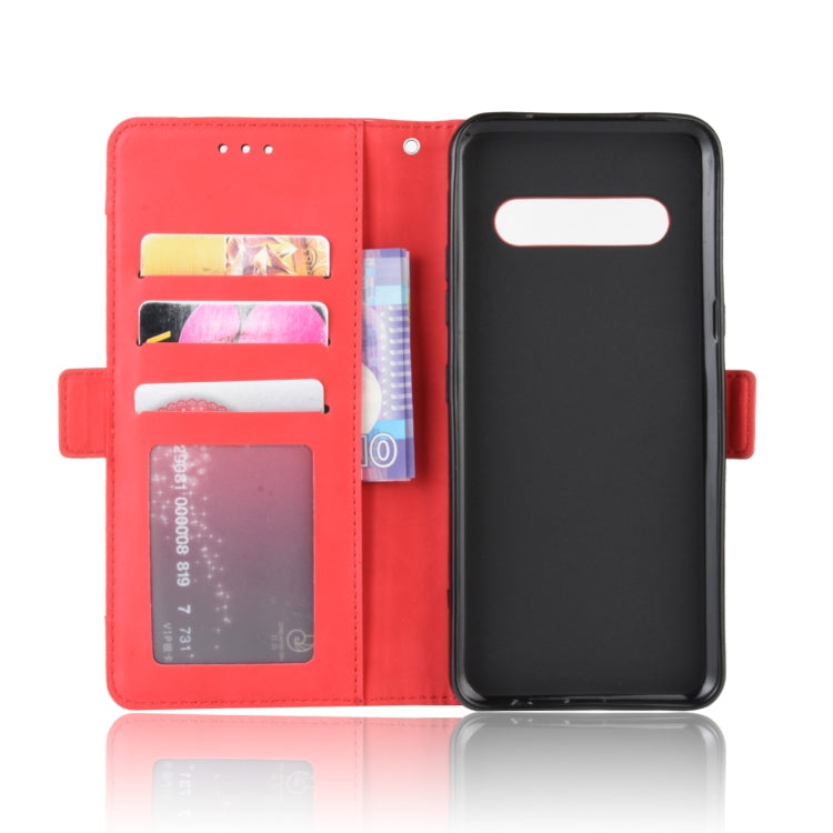 For LG V60 ThinQ 5G Wallet Style Skin Feel Calf Pattern Leather Case ï¼Œwith Separate Card Slot