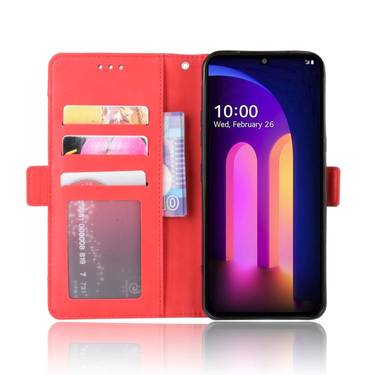 For LG V60 ThinQ 5G Wallet Style Skin Feel Calf Pattern Leather Case ï¼Œwith Separate Card Slot