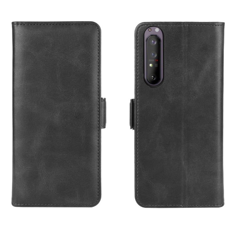 For Sony Xperia 1 II Dual-side Magnetic Buckle Horizontal Flip Leather Case with Holder & Card Slots & Wallet