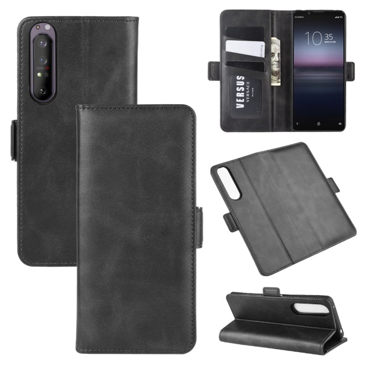 For Sony Xperia 1 II Dual-side Magnetic Buckle Horizontal Flip Leather Case with Holder & Card Slots & Wallet
