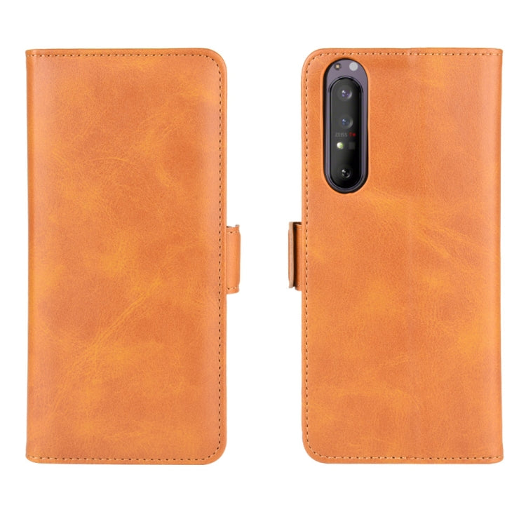 For Sony Xperia 1 II Dual-side Magnetic Buckle Horizontal Flip Leather Case with Holder & Card Slots & Wallet