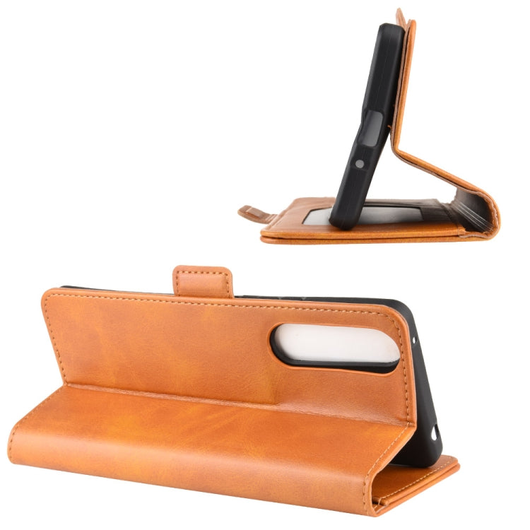 For Sony Xperia 1 II Dual-side Magnetic Buckle Horizontal Flip Leather Case with Holder & Card Slots & Wallet