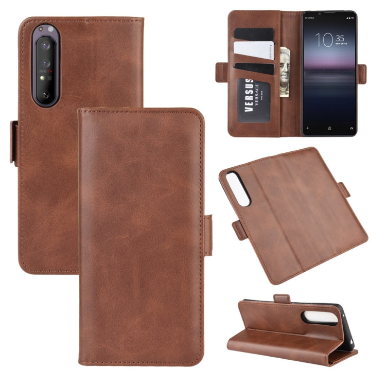 For Sony Xperia 1 II Dual-side Magnetic Buckle Horizontal Flip Leather Case with Holder & Card Slots & Wallet