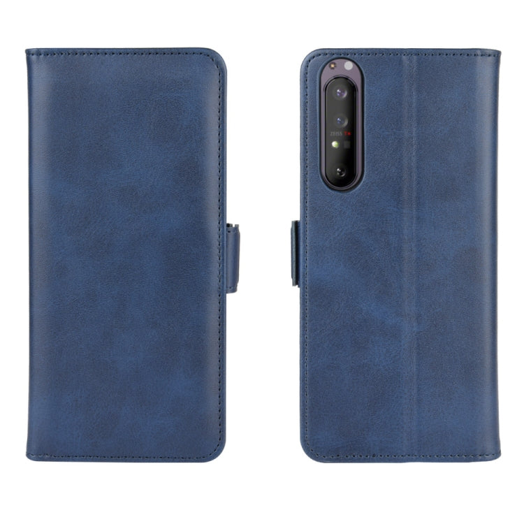 For Sony Xperia 1 II Dual-side Magnetic Buckle Horizontal Flip Leather Case with Holder & Card Slots & Wallet