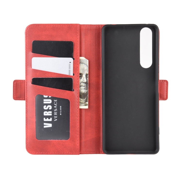For Sony Xperia 1 II Dual-side Magnetic Buckle Horizontal Flip Leather Case with Holder & Card Slots & Wallet