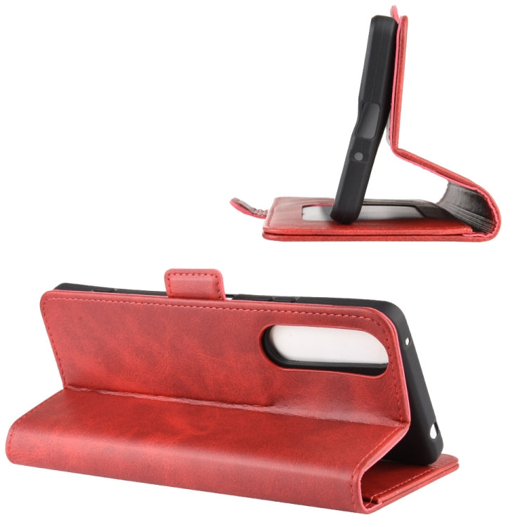 For Sony Xperia 1 II Dual-side Magnetic Buckle Horizontal Flip Leather Case with Holder & Card Slots & Wallet