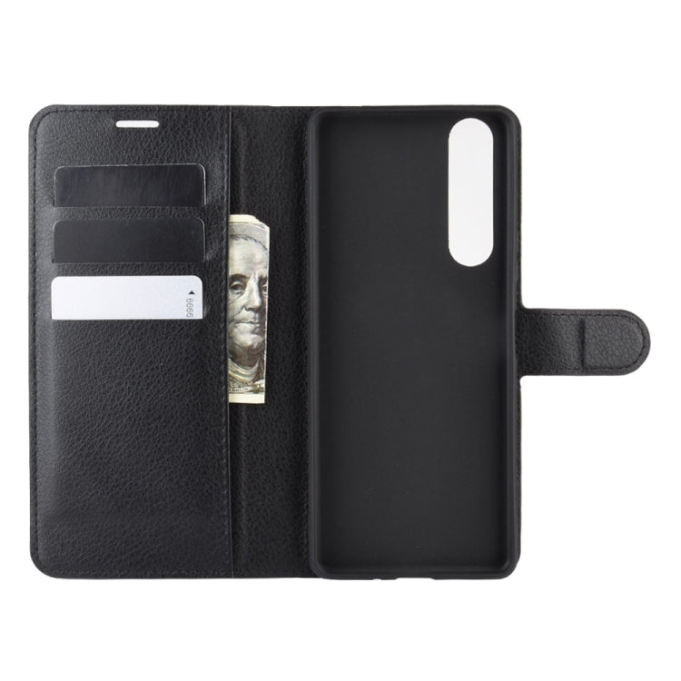 For Sony Xperia 1 II Litchi Texture Horizontal Flip Protective Case with Holder & Card Slots & Wallet