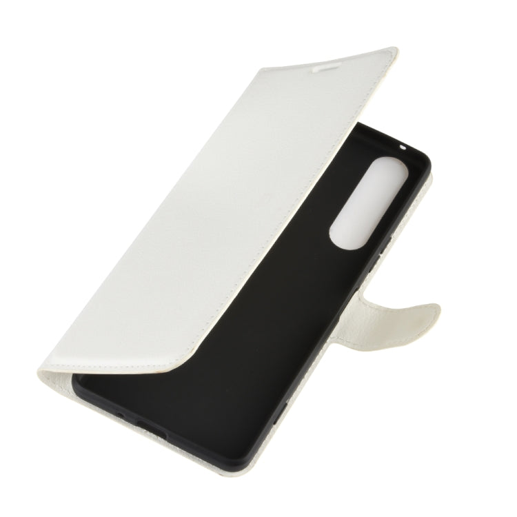 For Sony Xperia 1 II Litchi Texture Horizontal Flip Protective Case with Holder & Card Slots & Wallet