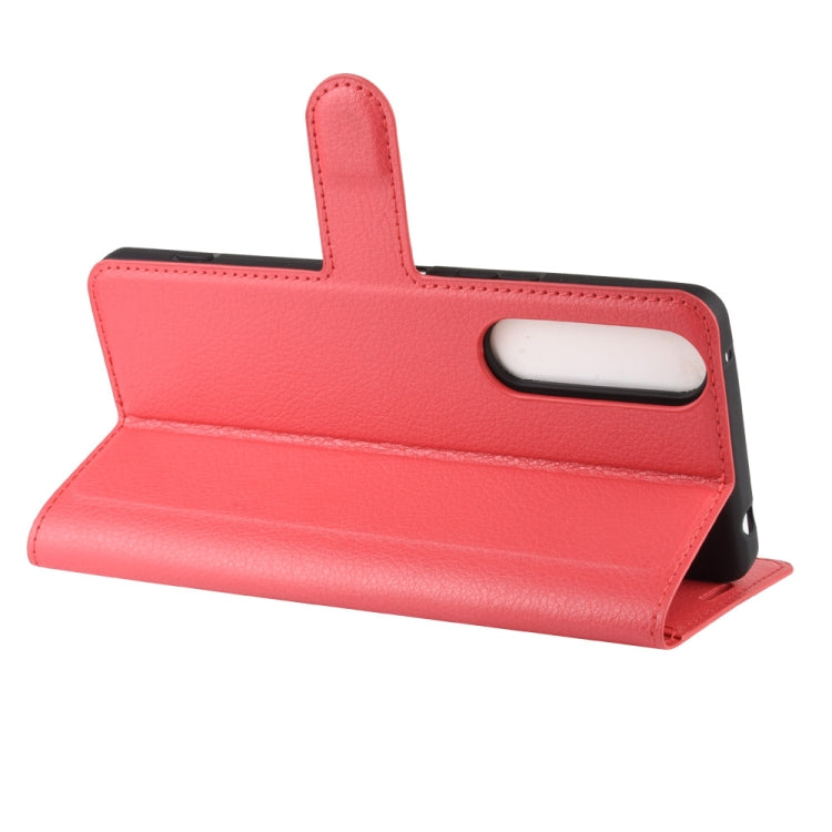 For Sony Xperia 1 II Litchi Texture Horizontal Flip Protective Case with Holder & Card Slots & Wallet