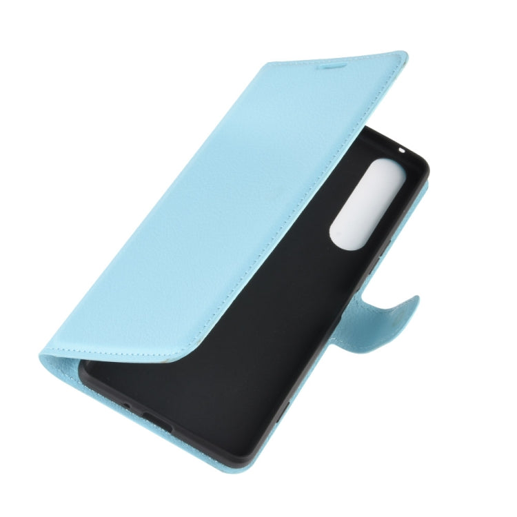 For Sony Xperia 1 II Litchi Texture Horizontal Flip Protective Case with Holder & Card Slots & Wallet