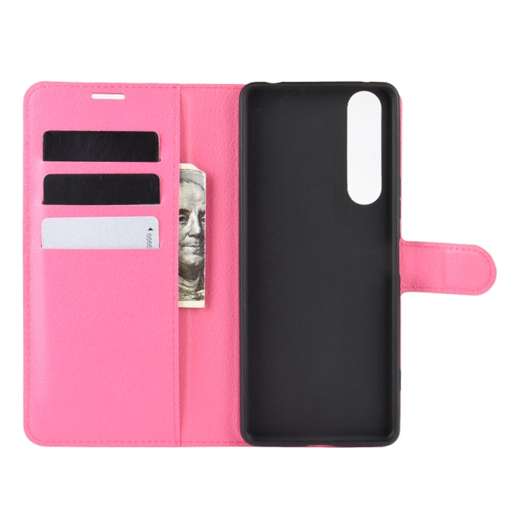 For Sony Xperia 1 II Litchi Texture Horizontal Flip Protective Case with Holder & Card Slots & Wallet