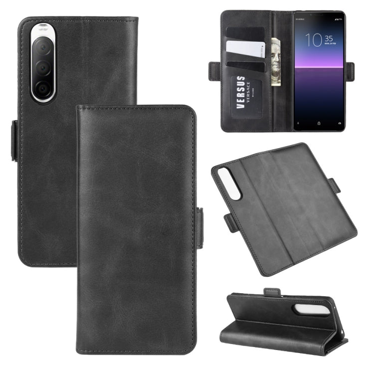 For Sony Xperia 10 II Dual-side Magnetic Buckle Horizontal Flip Leather Case with Holder & Card Slots & Wallet