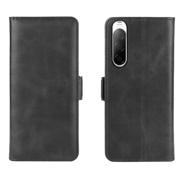 For Sony Xperia 10 II Dual-side Magnetic Buckle Horizontal Flip Leather Case with Holder & Card Slots & Wallet