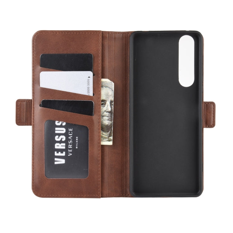 For Sony Xperia 10 II Dual-side Magnetic Buckle Horizontal Flip Leather Case with Holder & Card Slots & Wallet