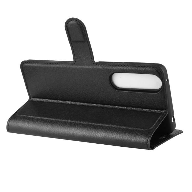 For Sony Xperia 10 II Litchi Texture Horizontal Flip Protective Case with Holder & Card Slots & Wallet