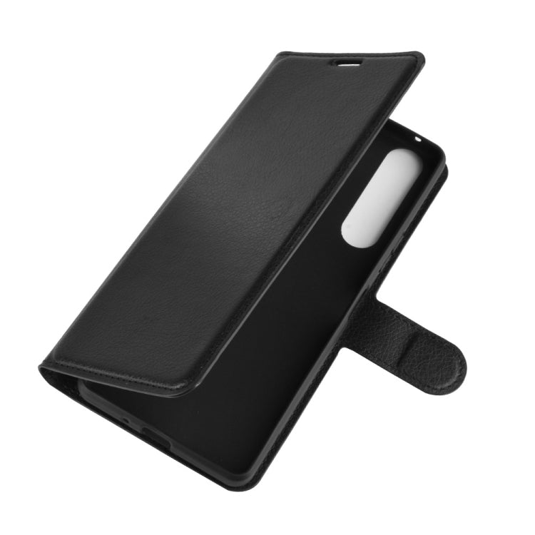 For Sony Xperia 10 II Litchi Texture Horizontal Flip Protective Case with Holder & Card Slots & Wallet