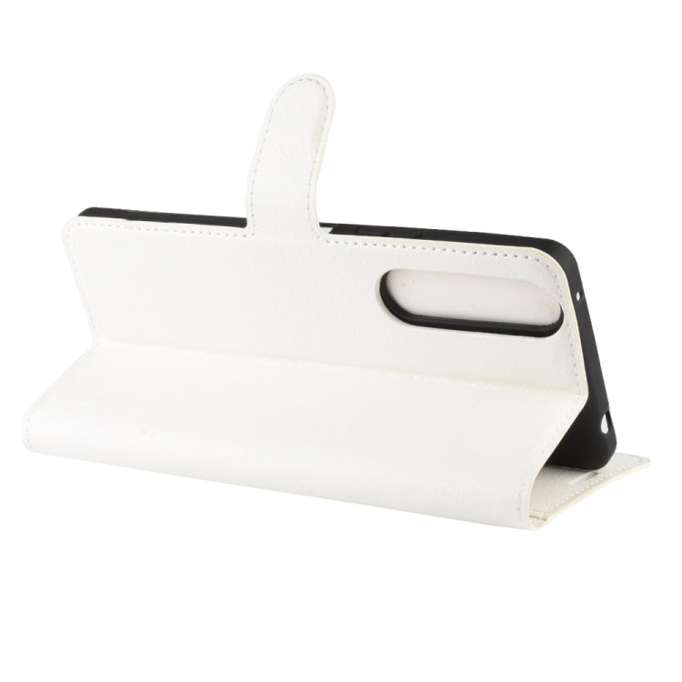 For Sony Xperia 10 II Litchi Texture Horizontal Flip Protective Case with Holder & Card Slots & Wallet