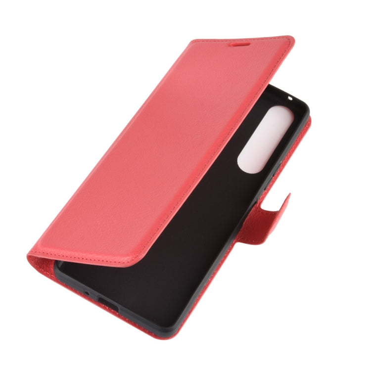 For Sony Xperia 10 II Litchi Texture Horizontal Flip Protective Case with Holder & Card Slots & Wallet