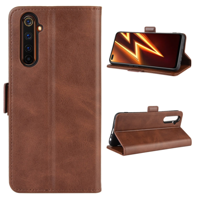 For OPPO Realme 6 Pro Dual-side Magnetic Buckle Horizontal Flip Leather Case with Holder & Card Slots & Wallet