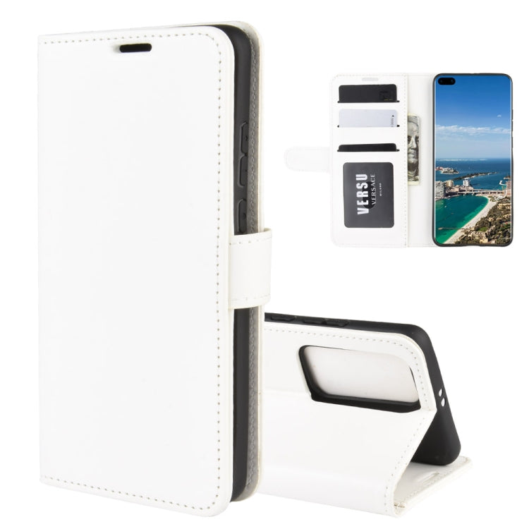 For Huawei P40 Pro+/P40 Pro Plus R64 Texture Single Horizontal Flip Protective Case with Holder & Card Slots & Wallet& Photo Frame
