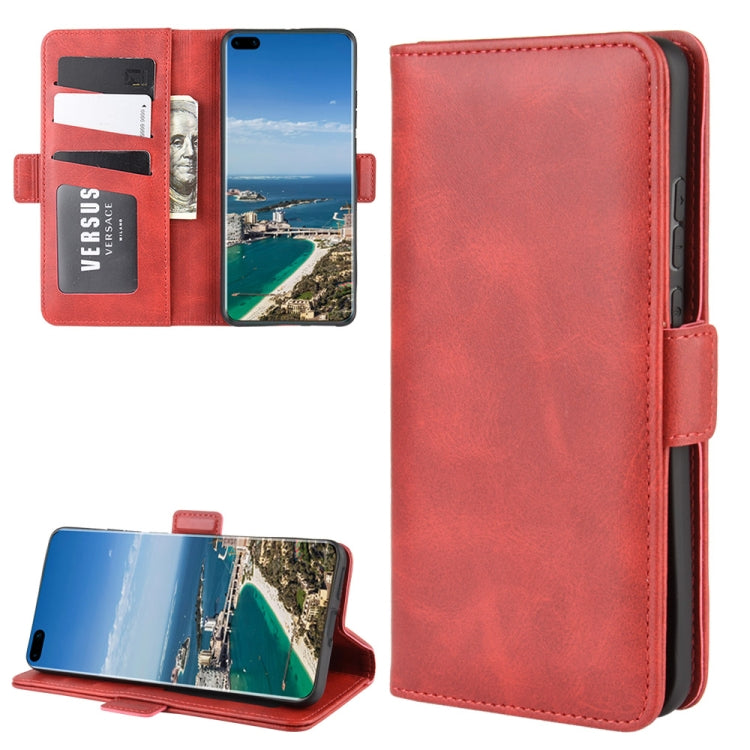 For Huawei P40 Pro+ Dual-side Magnetic Buckle Horizontal Flip Leather Case with Holder & Card Slots & Wallet
