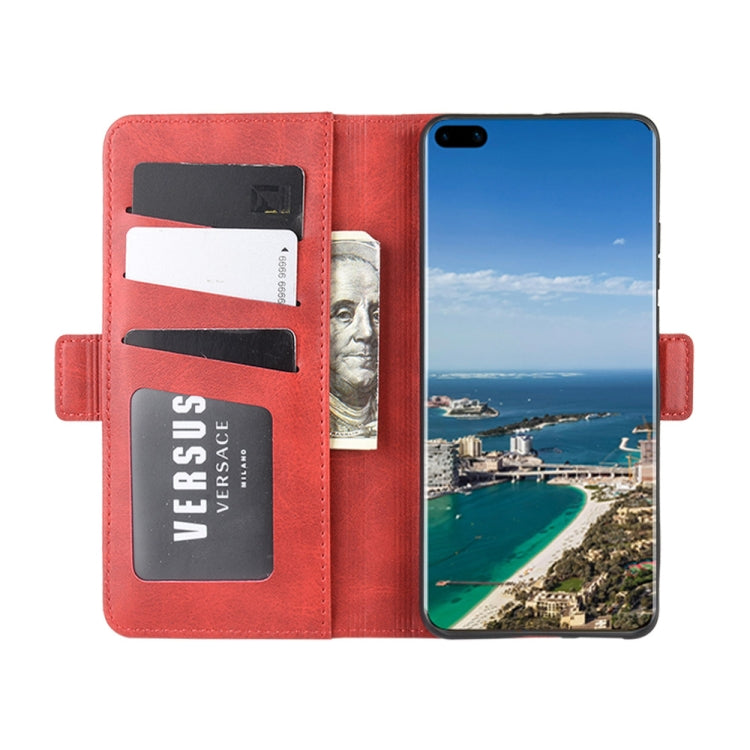 For Huawei P40 Pro+ Dual-side Magnetic Buckle Horizontal Flip Leather Case with Holder & Card Slots & Wallet