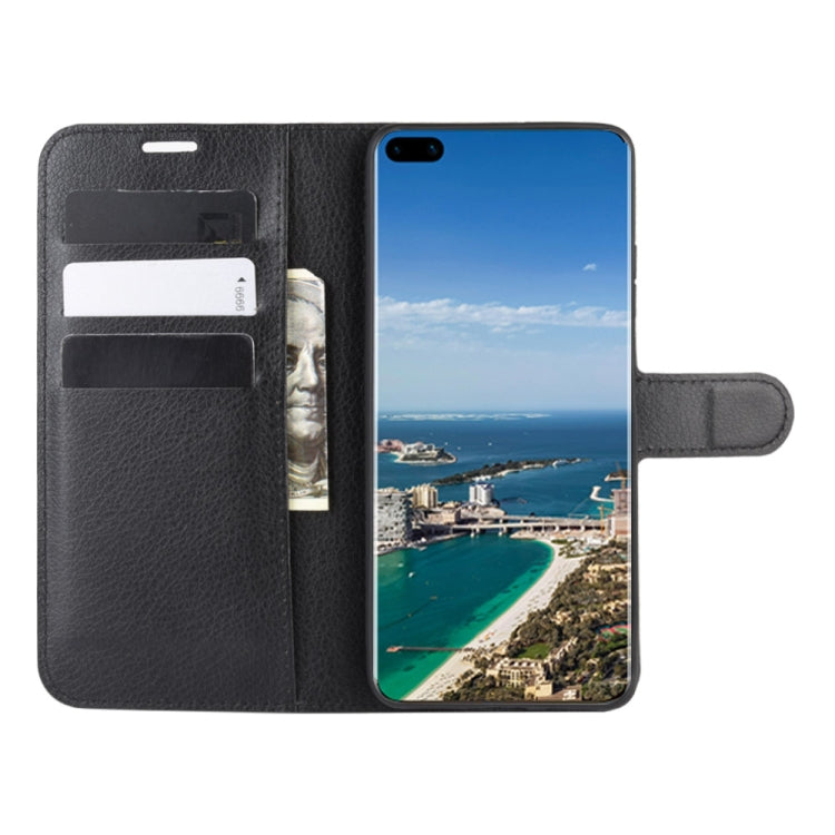 For Huawei P40 Pro+/P40 Pro Plus Litchi Texture Horizontal Flip Protective Case with Holder & Card Slots & Wallet