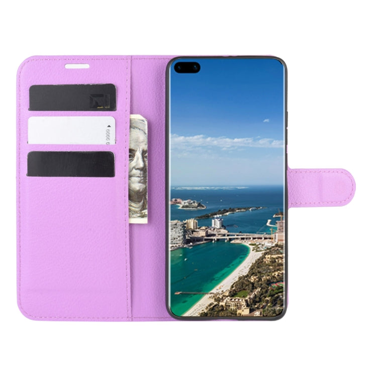 For Huawei P40 Pro+/P40 Pro Plus Litchi Texture Horizontal Flip Protective Case with Holder & Card Slots & Wallet