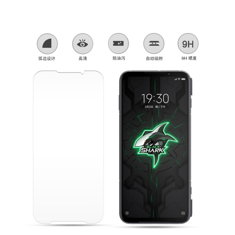 For Xiaomi Black Shark 3 Pro 10pcs mocolo 0.33mm 9H 2.5D Tempered Glass Film(Transparent)