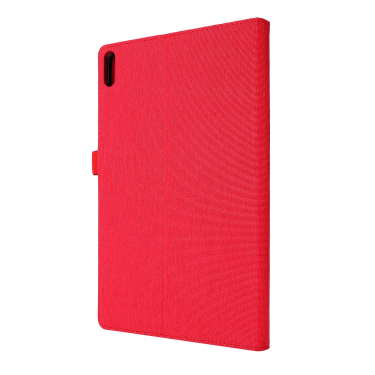 For Huawei Matepad Pro 10.8 Fabric + TPU Flat Protective case With Name Card Clip