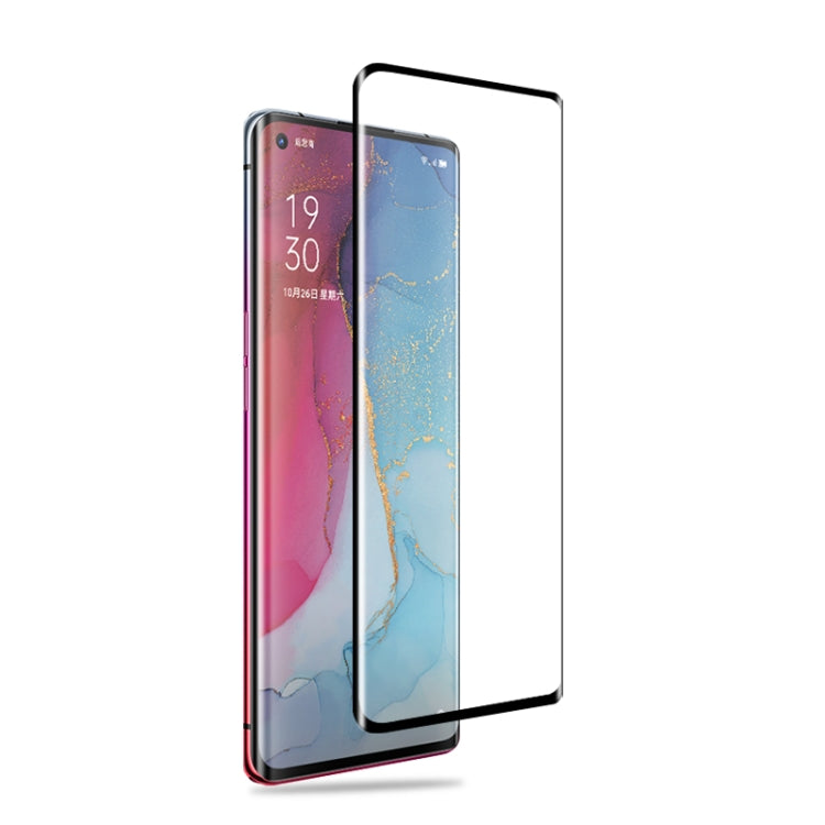 For OPPO Reno 3 Pro mocolo 0.33mm 9H 3D Curved Full Screen Tempered Glass Film