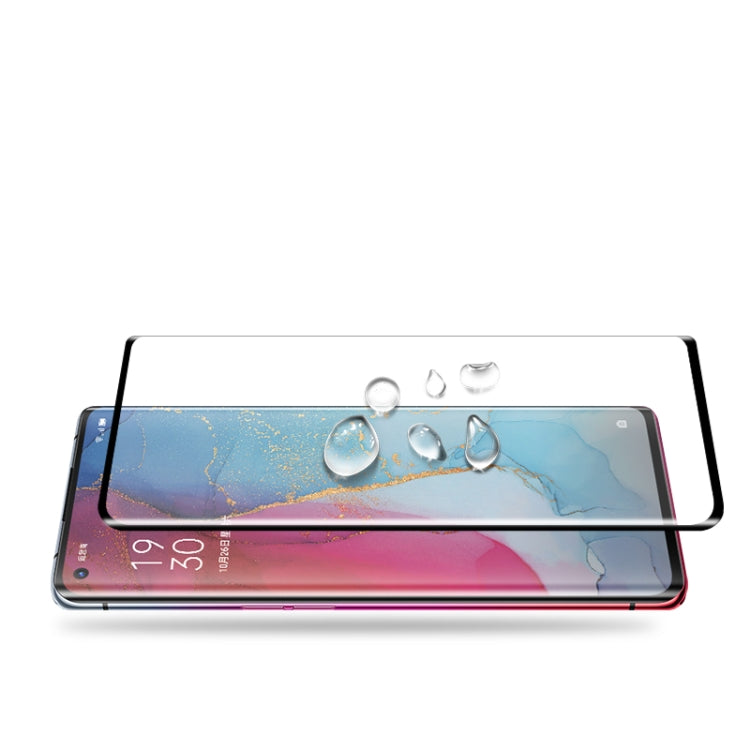 For OPPO Reno 3 Pro mocolo 0.33mm 9H 3D Curved Full Screen Tempered Glass Film