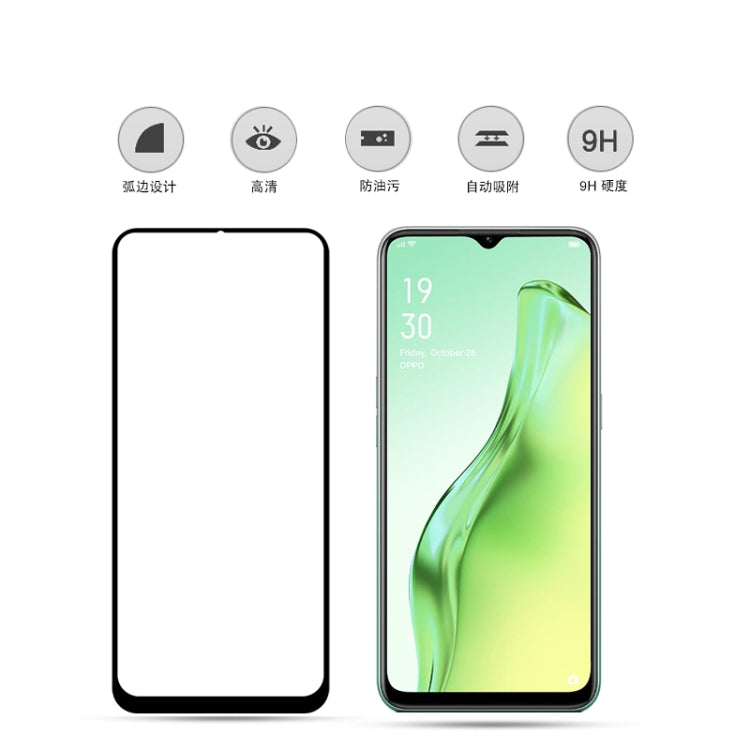 For Oppo A31 mocolo 0.33mm 9H 2.5D Full Glue Tempered Glass Film